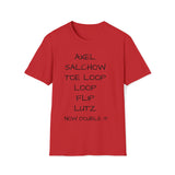 Figure skating jumps Softstyle T-Shirt
