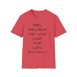 Figure skating jumps Softstyle T-Shirt