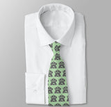 Hockey NOPE goalie necktie green