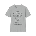 Figure skating jumps Softstyle T-Shirt