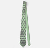 Hockey NOPE goalie necktie green