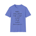 Figure skating jumps Softstyle T-Shirt