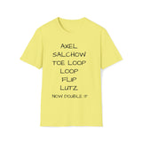 Figure skating jumps Softstyle T-Shirt