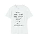 Figure skating jumps Softstyle T-Shirt