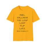 Figure skating jumps Softstyle T-Shirt