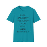 Figure skating jumps Softstyle T-Shirt