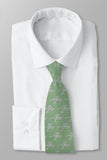 Hockey player tie Sage w/silver