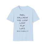 Figure skating jumps Softstyle T-Shirt