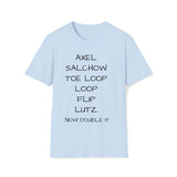 Figure skating jumps Softstyle T-Shirt