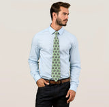 Hockey NOPE goalie necktie green