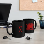 Black and red Goalie mug 11oz