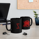 Black and red Goalie mug 11oz
