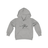 Hockey Shooter Youth Heavy Blend Hooded Sweatshirt
