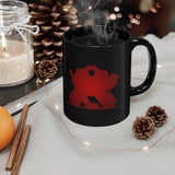 Black and red Goalie mug 11oz