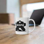 "Nope" goalie Ceramic Mug 11oz