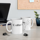 I'd Rather be skating Mug 11oz
