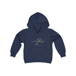 Hockey Shooter Youth Heavy Blend Hooded Sweatshirt