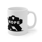 "Nope" goalie Ceramic Mug 11oz