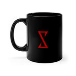 Black and red Goalie mug 11oz