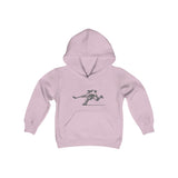 Hockey Shooter Youth Heavy Blend Hooded Sweatshirt