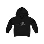 Hockey Shooter Youth Heavy Blend Hooded Sweatshirt
