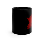 Black and red Goalie mug 11oz