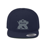 Hockey Goalie Unisex Flat Bill Hat