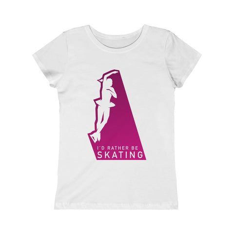 I'd Rather be skating Girls Tee