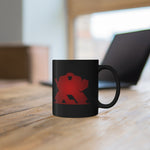 Black and red Goalie mug 11oz