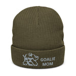 Goalie mom cuffed beanie