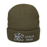 Goalie mom cuffed beanie