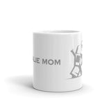 White glossy mug