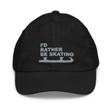 I'd Rather Be Skating Youth Baseball Cap