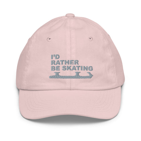I'd Rather Be Skating Youth Baseball Cap