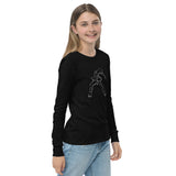 Figure skating Youth long sleeve tee