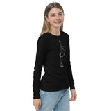 Figure skating spin long sleeve tee 003