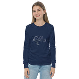 Figure skating Youth long sleeve tee 002