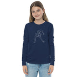Figure skating Youth long sleeve tee