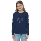 Figure skating Youth long sleeve tee 002