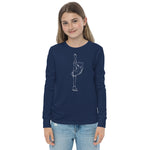 Figure skating spin long sleeve tee 003