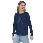 Figure skating Youth long sleeve tee