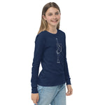 Figure skating spin long sleeve tee 003