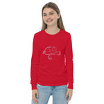 Figure skating Youth long sleeve tee 002