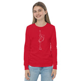 Figure skating spin long sleeve tee 003