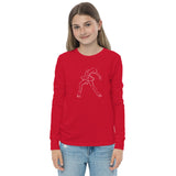 Figure skating Youth long sleeve tee