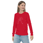 Figure skating Youth long sleeve tee