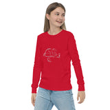 Figure skating Youth long sleeve tee 002