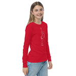 Figure skating spin long sleeve tee 003
